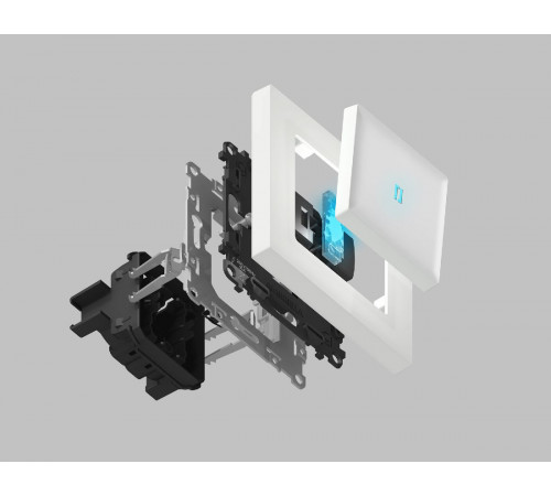 Механизм 1-кл выключателя Ambrella Volt Quant VM101 Механизм 1-кл выключателя Ambrella Volt Quant VM101