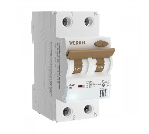 Дифференциальный автомат Werkel 4690389201752 W922P164 a065619 Дифференциальный автомат Werkel 4690389201752 W922P164 a065619