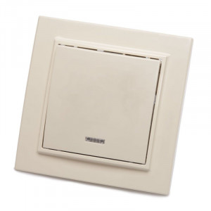 Выключатель 1-клавишный с индикатором Stekker PSW10-9001-02 250В 10А 39228