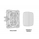 Комплект механизма 2-кл выключателя Ambrella Volt Omega MO363010
