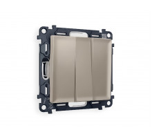 Комплект механизма 3-кл выключателя Ambrella Volt Alfa MA365010