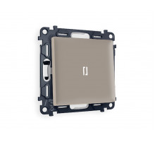 Комплект механизма 1-кл проходного выключателя с подсветкой Ambrella Volt Alfa MA362035