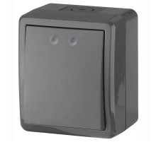 Выключатель одноклавишный ЭРА Эксперт 10AX 250V IP54 11-1401-03 Б0020670