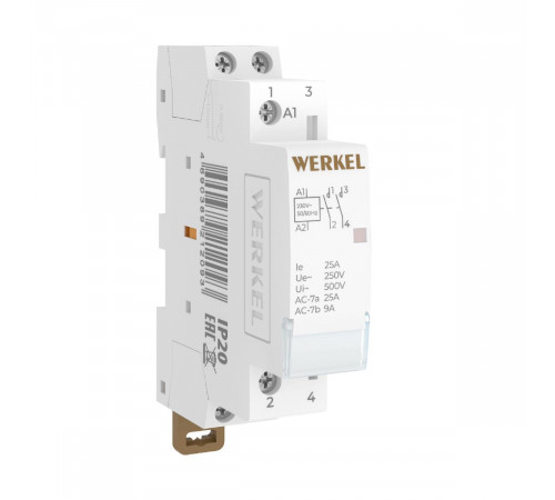 Контактор модульный Werkel W941M25O 4690389212093 a069474 Контактор модульный Werkel W941M25O 4690389212093 a069474