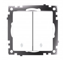 Переключатель одноклавишный Stekker GLS10-7107-01 Катрин 49166