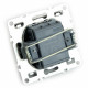 Выключатель 1-клавишный Stekker Эрна PSW10-9103-03 49148