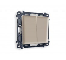 Комплект механизма 2-кл выключателя Ambrella Volt Alfa MA363010