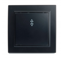 Переключатель 1-клавишный Stekker Эрна PSW10-9005-03 39619
