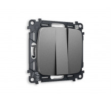 Комплект механизма 3-кл выключателя Ambrella Volt Omega MO655010