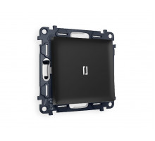 Комплект механизма 1-кл проходного выключателя с подсветкой Ambrella Volt Alfa MA802035