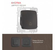 Кнопка дверного звонка Arte Milano 205.36-1.black