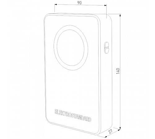 Дверной звонок Elektrostandard DBQ27 4690389175633