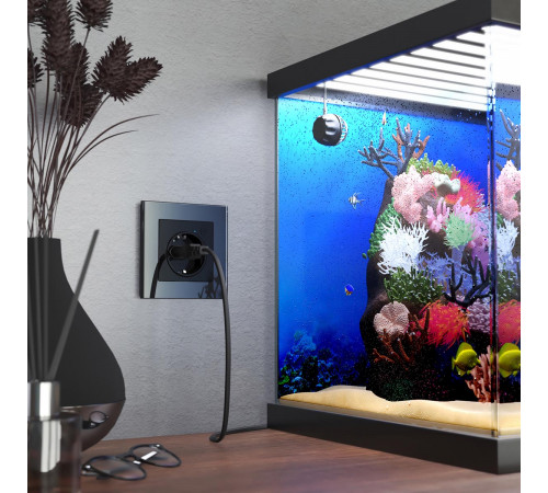 Розетка Wi-Fi Werkel черный матовый W1171608 4690389176098 Розетка Wi-Fi Werkel черный матовый W1171608 4690389176098