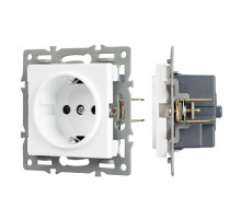 Механизм электрической розетки Arlight SCT-MEU1-PL-WH (250V, 16A) 043730