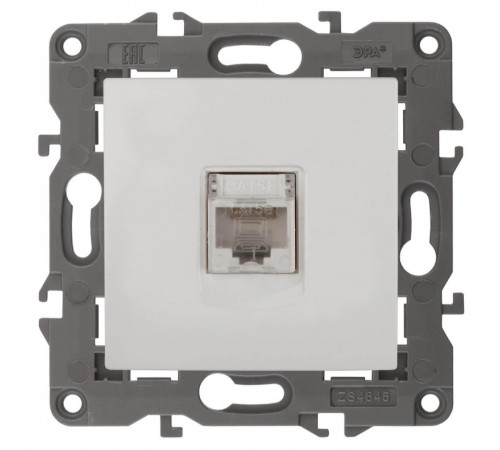 Розетка информационная RJ45 ЭРА Elegance 14-3107-01 Б0034302 Розетка информационная RJ45 ЭРА Elegance 14-3107-01 Б0034302