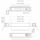 Блок розеток 41P (2 секции, USB + type C + RJ45 + HDMI) Mebax 00-00002596