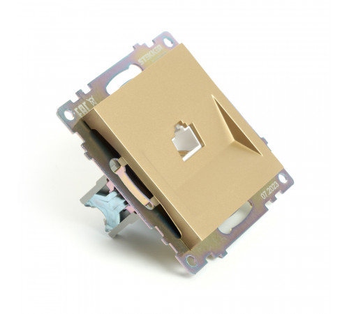 Розетка компьютерная 1-местная RJ-45 Stekker Катрин GLS00-7107-08 49227