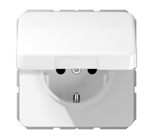 Розетка штепсельная Schuko Jung CD1520BFKIKLWW