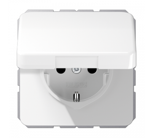 Розетка штепсельная Schuko Jung CD1520BFKIKLWW Розетка штепсельная Schuko Jung CD1520BFKIKLWW