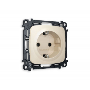 Комплект механизма розетки с/з на винтовых зажимах Ambrella Volt Omega MO326010