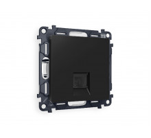 Комплект механизма телефонной розетки RJ-11(4P4C) со шторкой Ambrella Volt Alfa MA812030