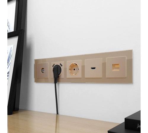 Накладка Werkel для розетки HDMI шампань WL11-HDMI-CP 4690389124518 a040908 Накладка Werkel для розетки HDMI шампань WL11-HDMI-CP 4690389124518 a040908
