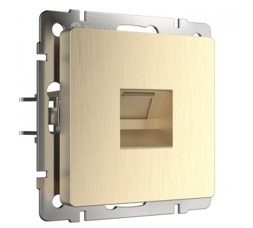 Розетка Ethernet RJ-45 Werkel шампань рифленый W1181010 4690389160608 Розетка Ethernet RJ-45 Werkel шампань рифленый W1181010 4690389160608
