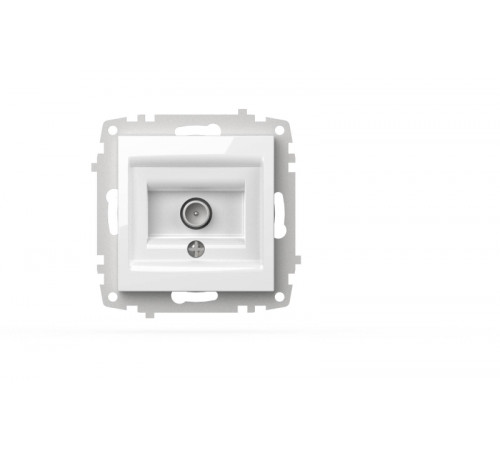Розетка для TV с экраном (проходная) ELBI Zena Vega 609-015600-272 Розетка для TV с экраном (проходная) ELBI Zena Vega 609-015600-272
