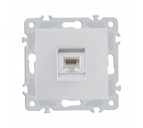Розетка RJ45 Arte Milano 206.45-1.silver Розетка RJ45 Arte Milano 206.45-1.silver