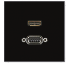 Розетка HDMI/VGA Jung MALS1173SW