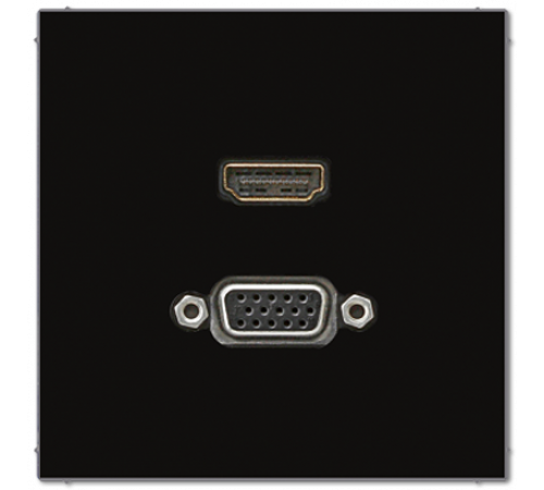 Розетка HDMI/VGA Jung MALS1173SW Розетка HDMI/VGA Jung MALS1173SW