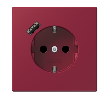 Розетка 2K+З USB Typ A Jung LC1520-18A255