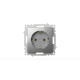Розетка с заземлением ELBI Zena Vega 609-011000-217