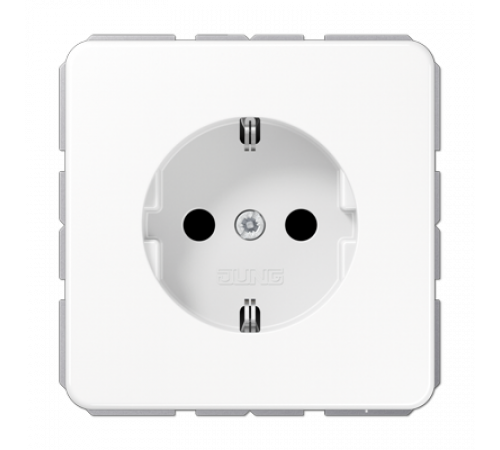 Розетка штепсельная Schuko Jung CD1520NWW Розетка штепсельная Schuko Jung CD1520NWW
