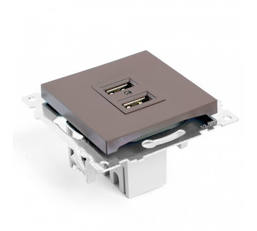 Розетка USB 2-местная Stekker Катрин GLS10-7115-04 49027 Розетка USB 2-местная Stekker Катрин GLS10-7115-04 49027