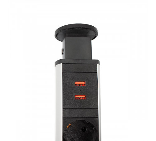 Блок розеток 105S (J) (3 секции + 2 USB) Mebax 00-00003151 Блок розеток 105S (J) (3 секции + 2 USB) Mebax 00-00003151