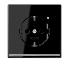 Розетка Schuko с LED подсветкой Jung LS1520-OSWLNW