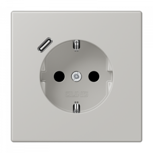 Розетка 2K+З USB Typ C Jung LC1520-18C205