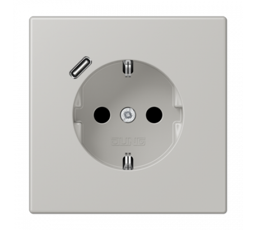 Розетка 2K+З USB Typ C Jung LC1520-18C205 Розетка 2K+З USB Typ C Jung LC1520-18C205