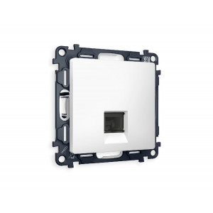 Комплект механизма компьютерной розетки RJ-45(8P8C) CAT6 со шторкой Ambrella Volt Alfa MA132010