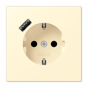 Розетка 2K+З USB Typ A Jung LC1520-18A201