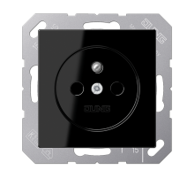 Розетка франко-бельгийской системы Jung A1520FBFKISW
