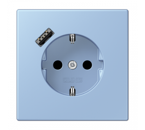Розетка 2K+З USB Typ A Jung LC1520-18A207 Розетка 2K+З USB Typ A Jung LC1520-18A207