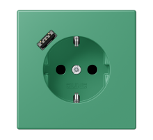 Розетка 2K+З USB Typ A Jung LC1520-18A250