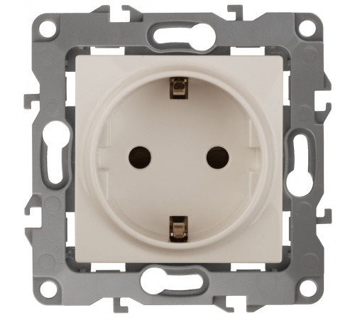 Розетка 2P+E Schuko со шторками Эра 12-2102-02 Б0014688 Розетка 2P+E Schuko со шторками Эра 12-2102-02 Б0014688