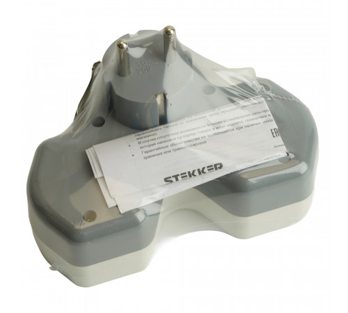 Разветвитель сетевой 2-местный с/з и USB+Type C Stekker ADP16-15-20 50071 Разветвитель сетевой 2-местный с/з и USB+Type C Stekker ADP16-15-20 50071
