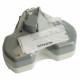 Разветвитель сетевой 2-местный с/з и USB+Type C Stekker ADP16-15-20 50071