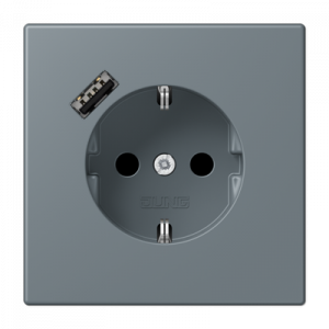 Розетка 2K+З USB Typ A Jung LC1520-18A251