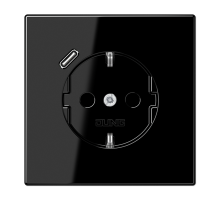 Розетка 2K+З USB Typ C Jung LS1520-18CSW