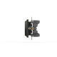Розетка двухместная с заземлением ELBI Zena Vega 609-011100-907